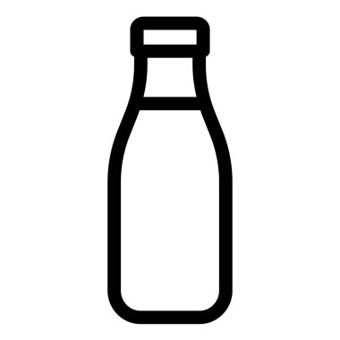 Şişe. Web simgesi basit illüstrasyon