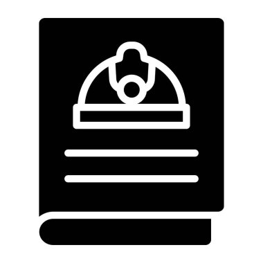 Kitap. Web simgesi basit tasarım