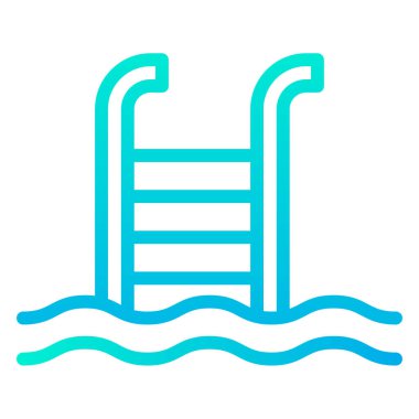 Su. Web simgesi basit illüstrasyon