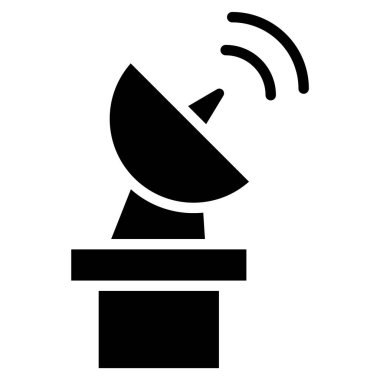 radar web simgesi, vektör illüstrasyonu 