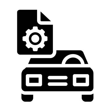 Araba tamiri. Web simgesi