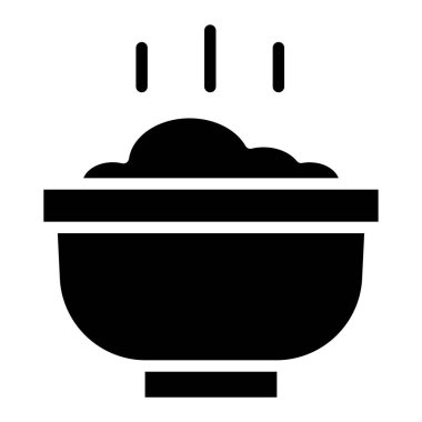 Yemek. Web simgesi basit illüstrasyon