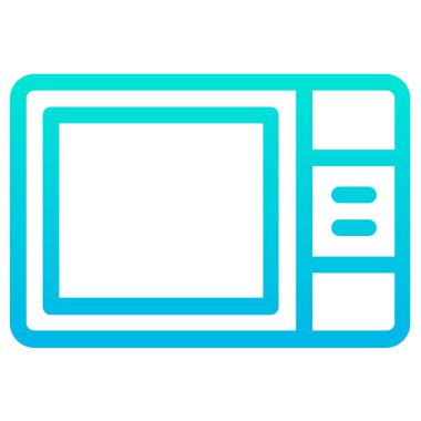 Buzdolabı. Web simgesi vektör illüstrasyonu