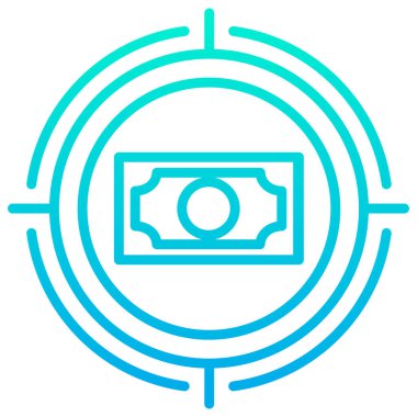 fotoğrafçılık kamerası odaklanma, vektör simgesi, basit illüstrasyon 