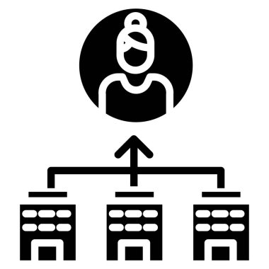 iş konsepti vektör illüstrasyonu basit sanat 