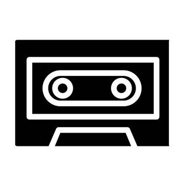 kaset teyp vektör simgesi