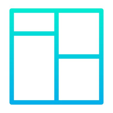 Seo modern web simgesinin şablon, vektör illüstrasyonu