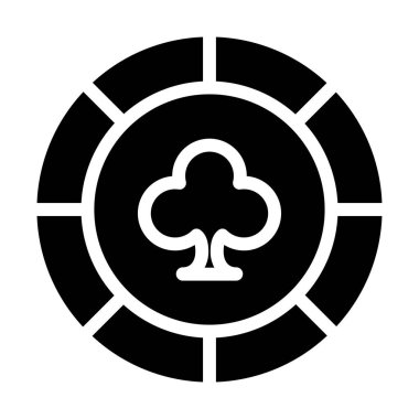 Mikroçip Web simgesi basit illüstrasyon