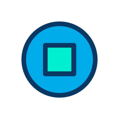 Dur işaretinin vektör illüstrasyonu 