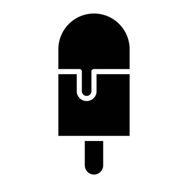 dondurma, yaz konsepti, vektör çizimi