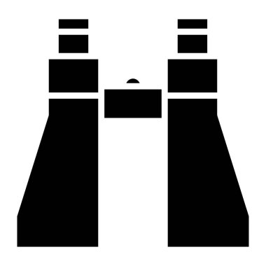 Dürbün. Web simgesi vektör illüstrasyonu