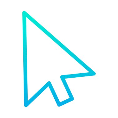 imleç simgesi vektör illüstrasyonu