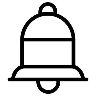 Bilgilendirme zili. Web simgesi basit illüstrasyon