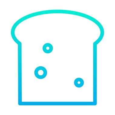 Ekmek. Web simgesi basit tasarım