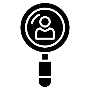 Arama simgesi vektör illüstrasyonu