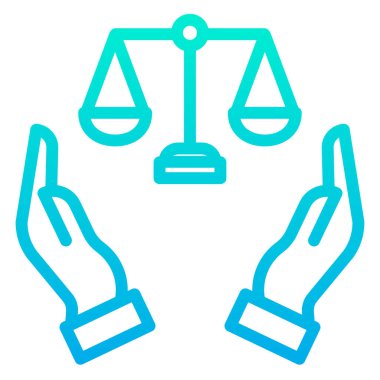 Basit simge, vektör illüstrasyonunu destekle