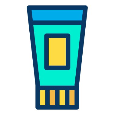 Krema. Web simgesi basit illüstrasyon