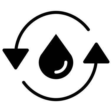 Su damlası. Basit tasarım