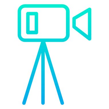 Kamera. Web simgesi basit illüstrasyon 