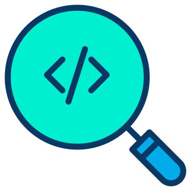 Ara. Web simgesi basit illüstrasyon