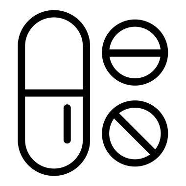 haplar beyaza izole edilmiş minimalist vektör simgesi