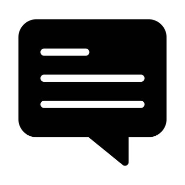 Sohbet kavramı basit sanat vektörü illüstrasyonu 