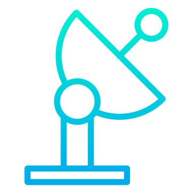 Uydu anteni. Basit resimleme