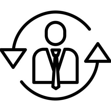 Basit kullanıcı arayüzü simgesi, vektör illüstrasyonu