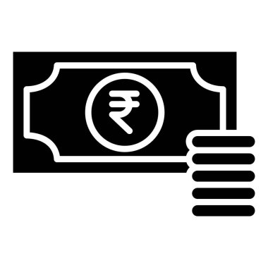 Para için. Web simgesi basit illüstrasyon