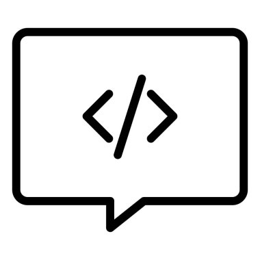 Sohbet kavramı basit sanat vektörü illüstrasyonu 