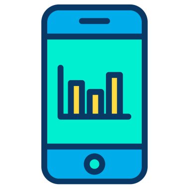 ticari analitik vektör illüstrasyonu basit sanat 