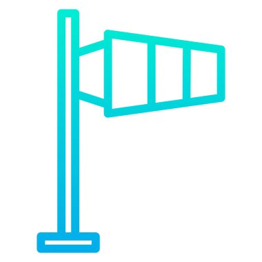 Bayrak. Web simgesi basit illüstrasyon