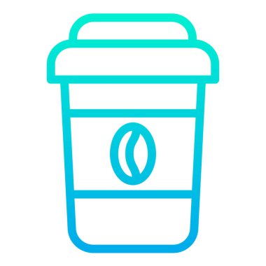 Kahve fincanı. Basit tasarım