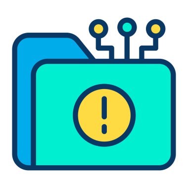 Dosya. Web simgesi basit illüstrasyon 