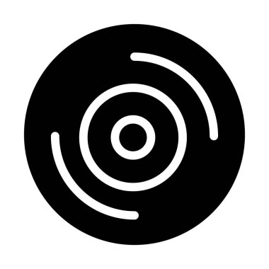  disk ağ simgesi, vektör illüstrasyonu