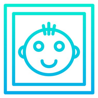 Resim vektör simgesi beyazda izole edildi