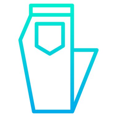 Çanta. Web simgesi basit illüstrasyon