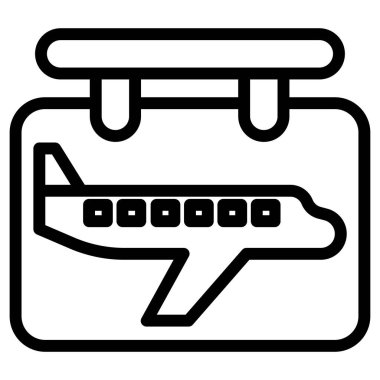 Pano web simgesi, vektör illüstrasyonunu imzala 