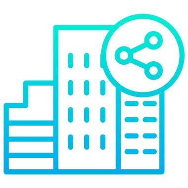 Beyaz üzerinde izole edilmiş simge, minimal vektör simgesi paylaş