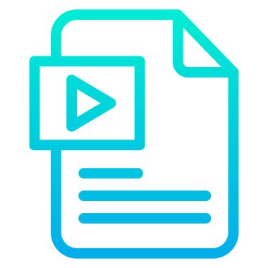 Beyazda izole edilmiş minimalist vektör simgesini çal 