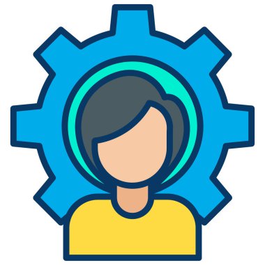 Basit kullanıcı arayüzü simgesi, vektör illüstrasyonu