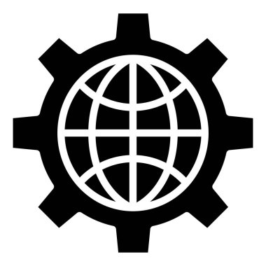 Beyaz arkaplan üzerindeki basit hacker vektör resimleme