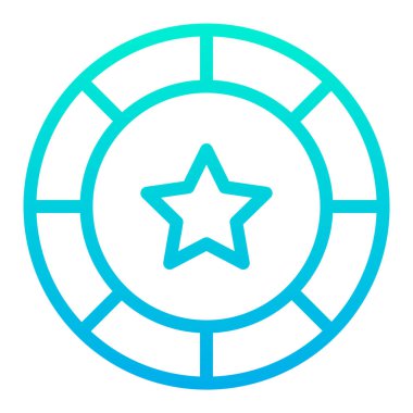 Mikroçip Web simgesi basit illüstrasyon