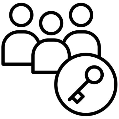 Basit kullanıcı arayüzü simgesi, vektör illüstrasyonu