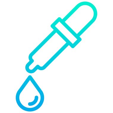 Dropper modern simgesinin vektör illüstrasyonu