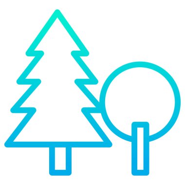 Yılbaşı ağacı. Web simgesi