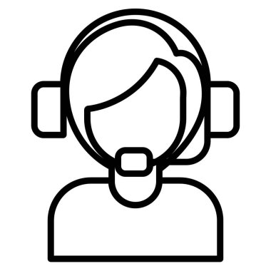 Beyaz arkaplan üzerindeki basit hacker vektör resimleme