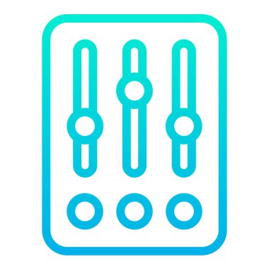 eşitleyici simge vektör illüstrasyonu