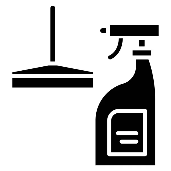 Limpeza Ícone Web Ilustração Simples —  Vetores de Stock