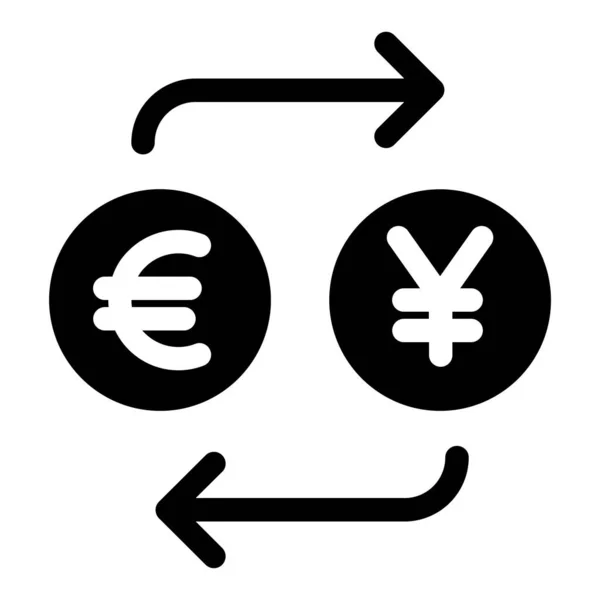 Troca Ícone Web Ilustração Simples — Vetor de Stock